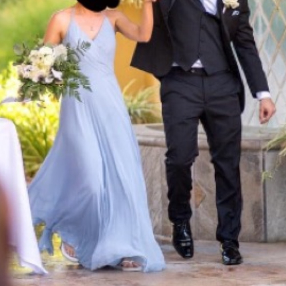 Cloudy Blue Bridesmaid Dress